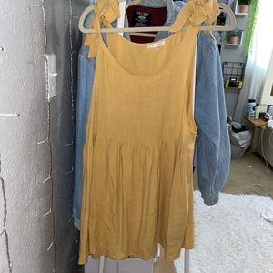 Lottie Moss tie sleeve dress